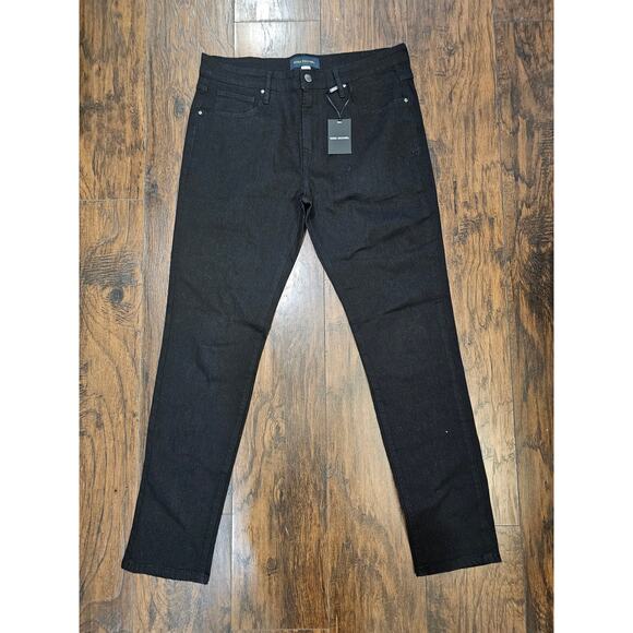 Good Counsel Malone Stretch Jeans Size 40W Black New - Picture 1 of 3